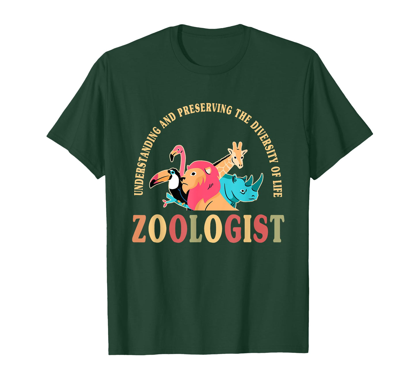 Cute Zoologist Motto Apparel Wildlife Conservation Lover T-Shirt
