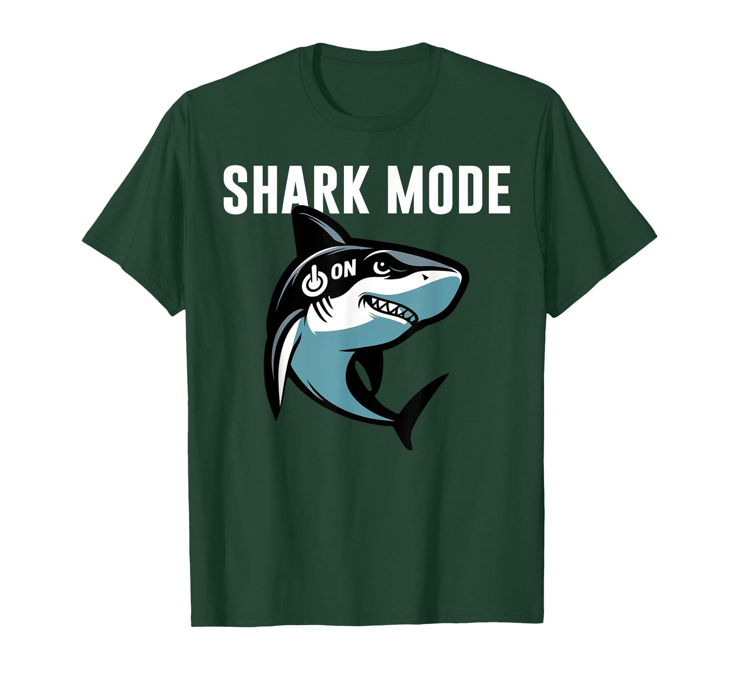 Cool Shark Shark Mode On Beach Funny Shark T-Shirt
