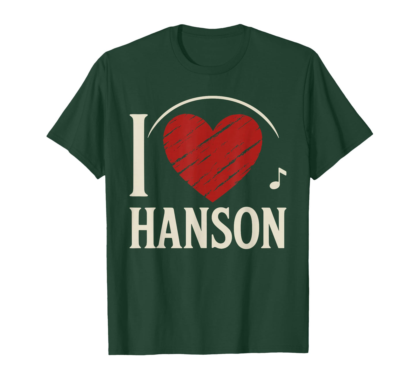 I Love HANSON T-Shirt County I Heart HANSON T-Shirt