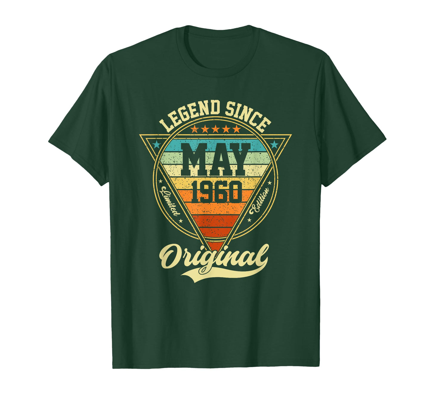 Vintage 65th Birthday Legend Since May 1960 T-Shirt