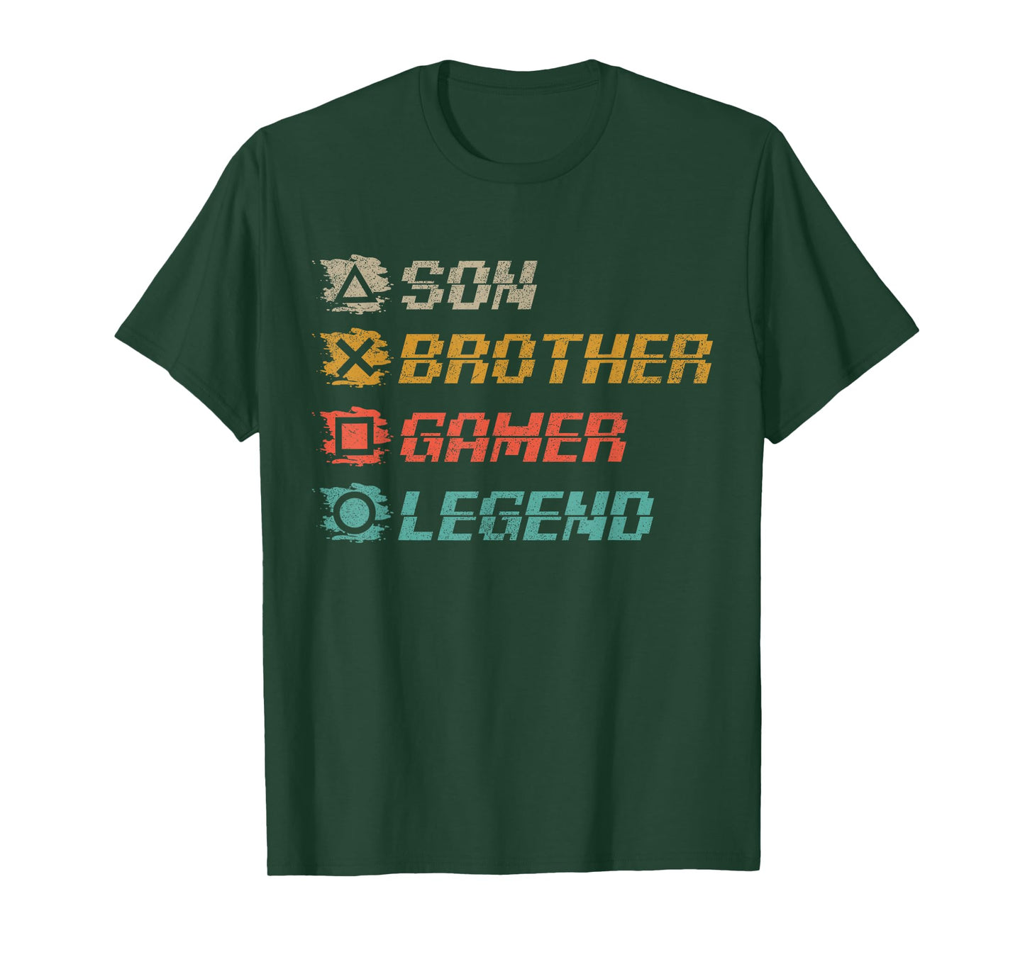 Funny Gamer Vintage Video Games For Boys Brother Son T-Shirt