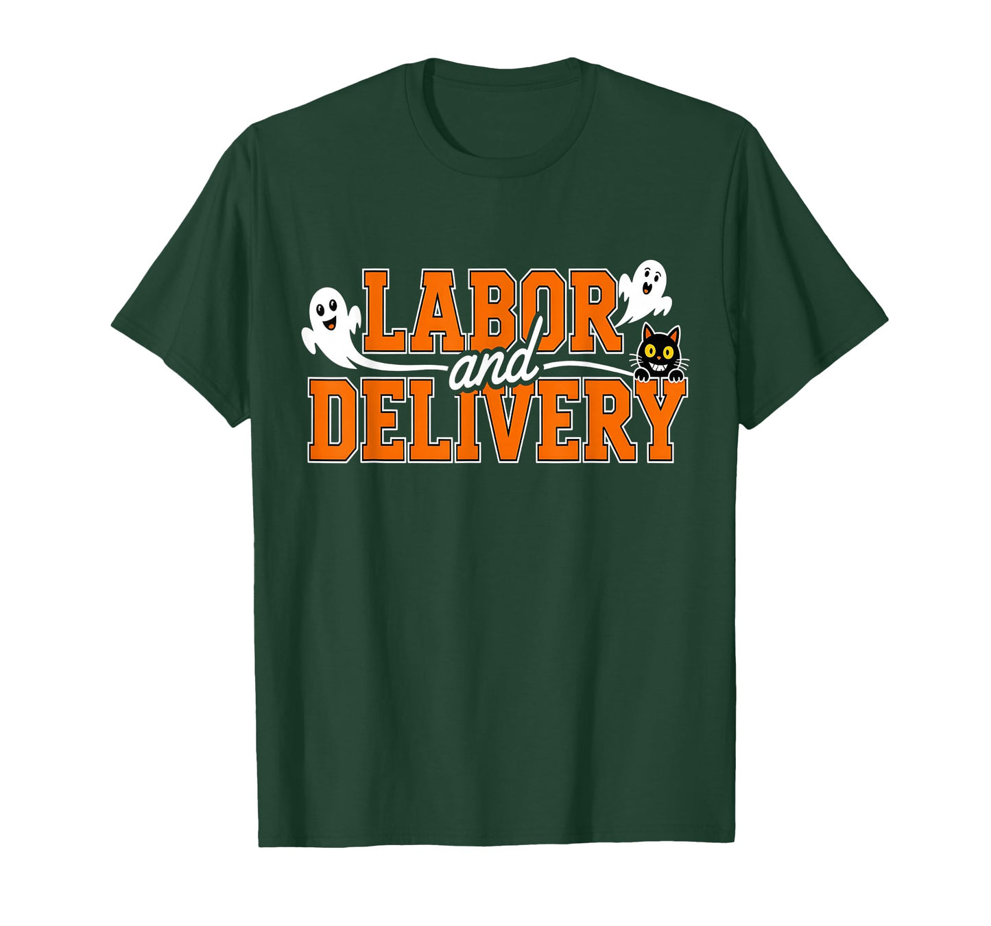 Spooky LD Nurse Shirt Labor and Delivery Squad Halloween T-Shirt