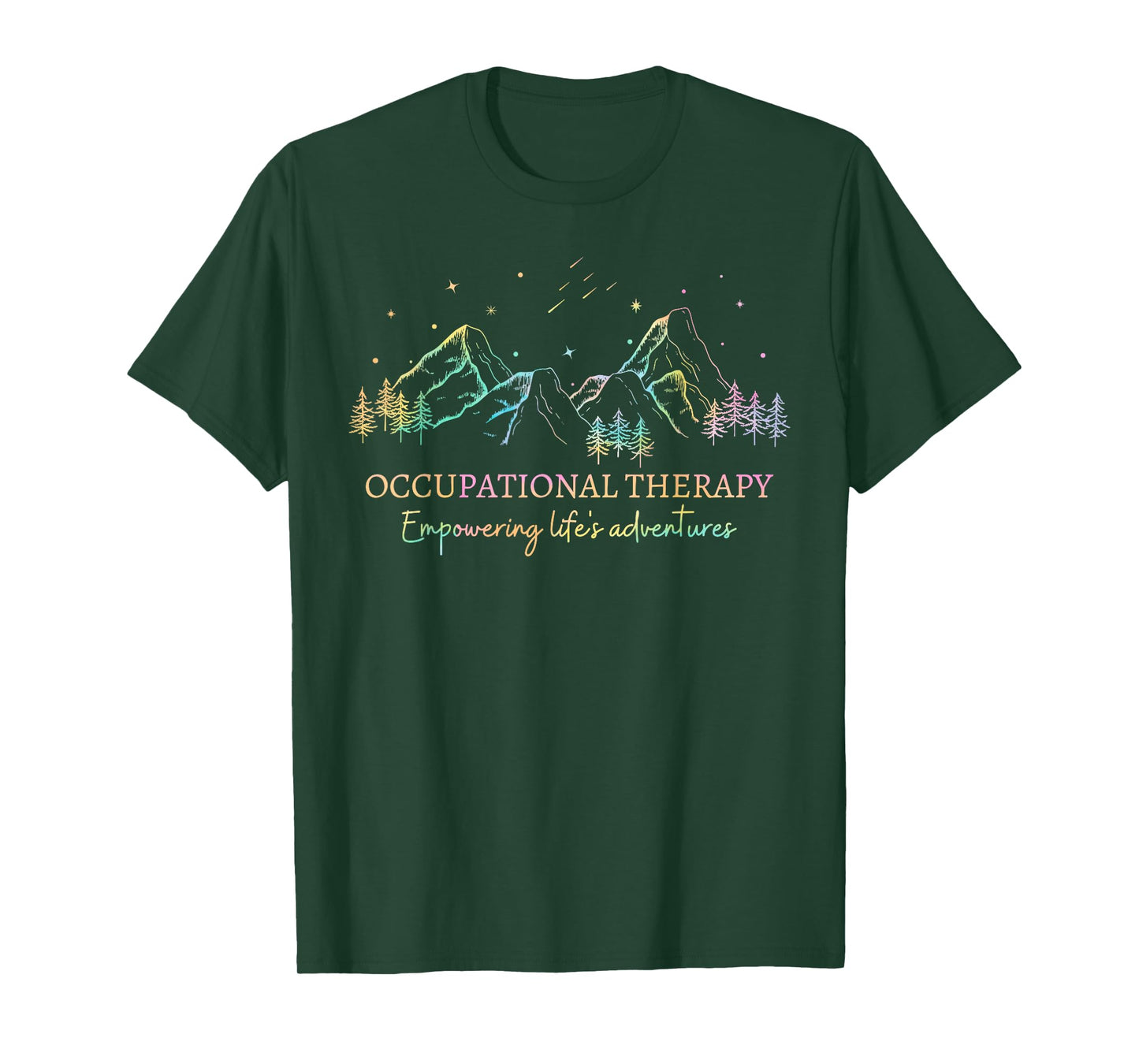 Tie Dye Occupational Therapy Empowering Life's Adventures OT T-Shirt