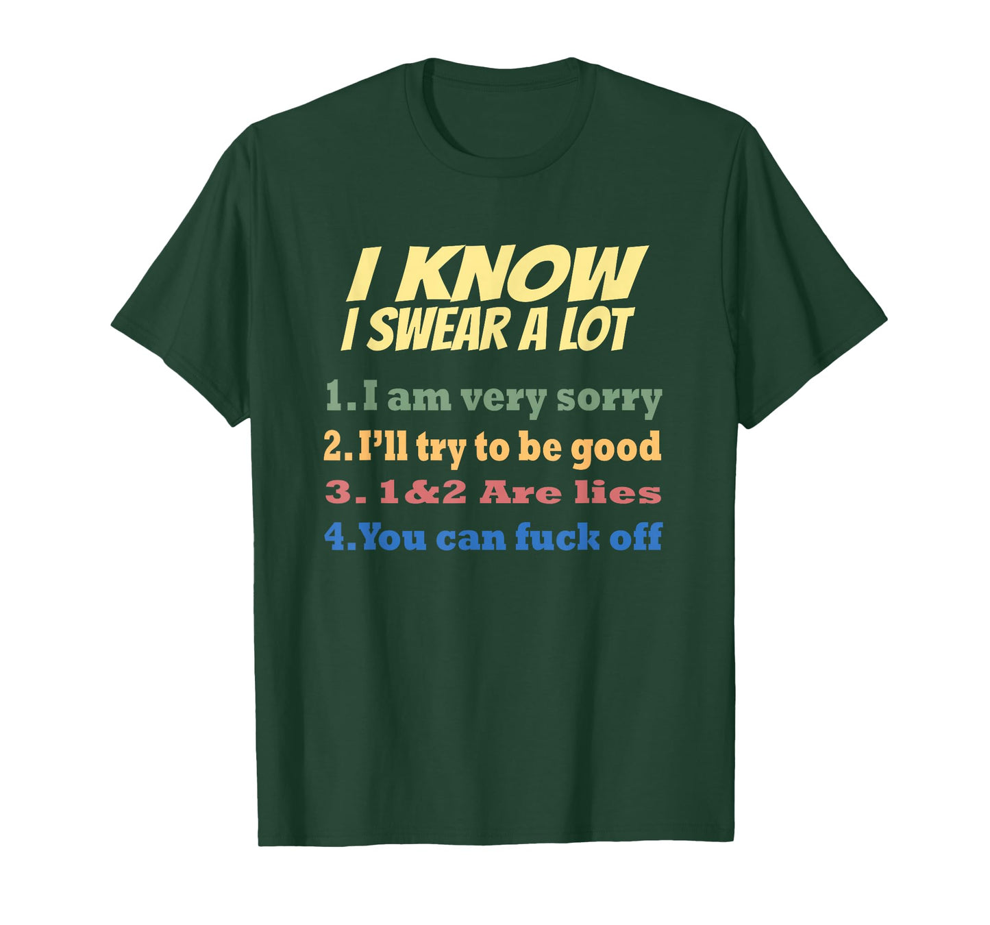 I know I swear a lot but.... You can fuck off funny T-Shirt