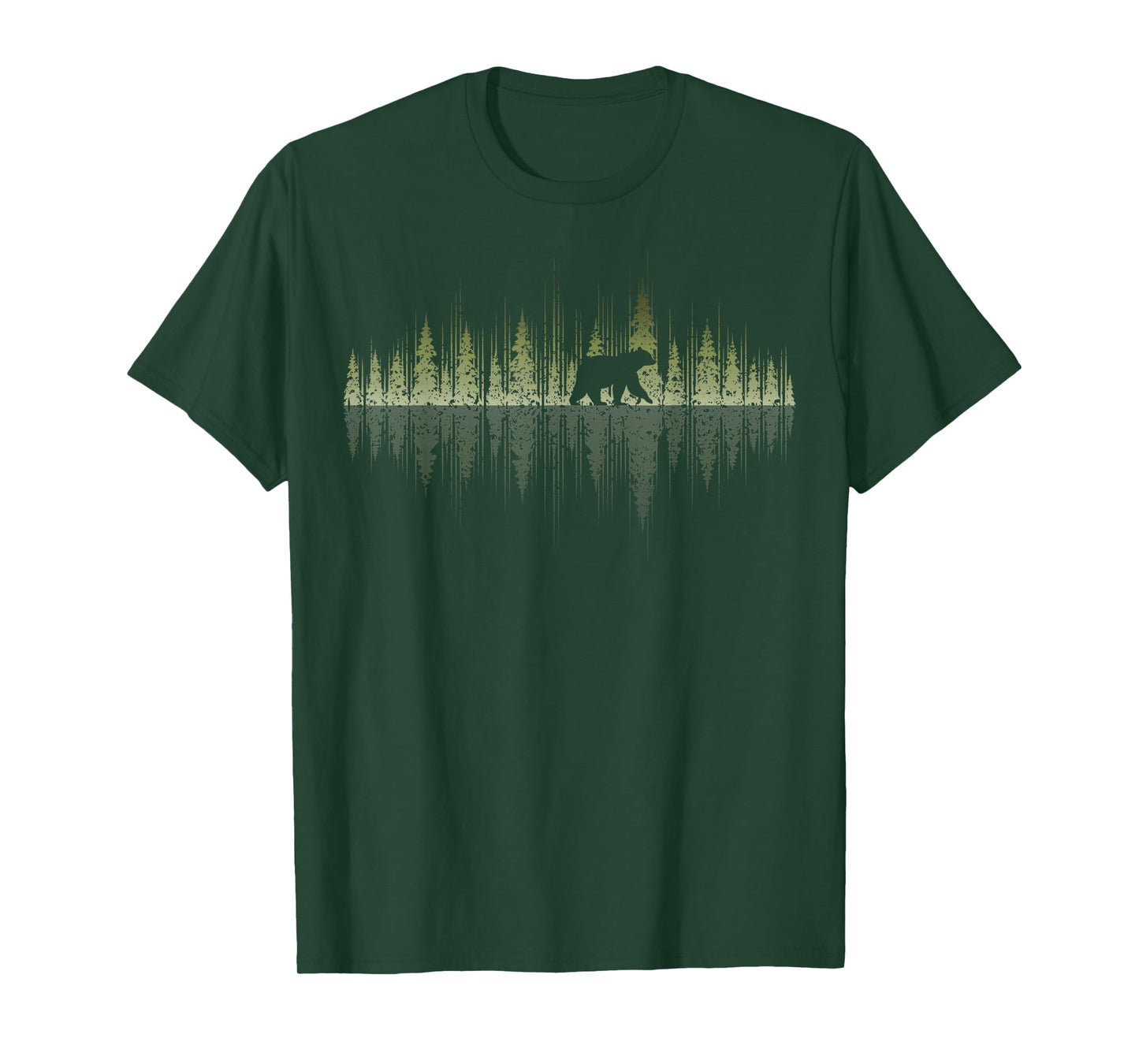 Outdoor Trees Reflection Wildlife Nature Animal Bear Forest T-Shirt