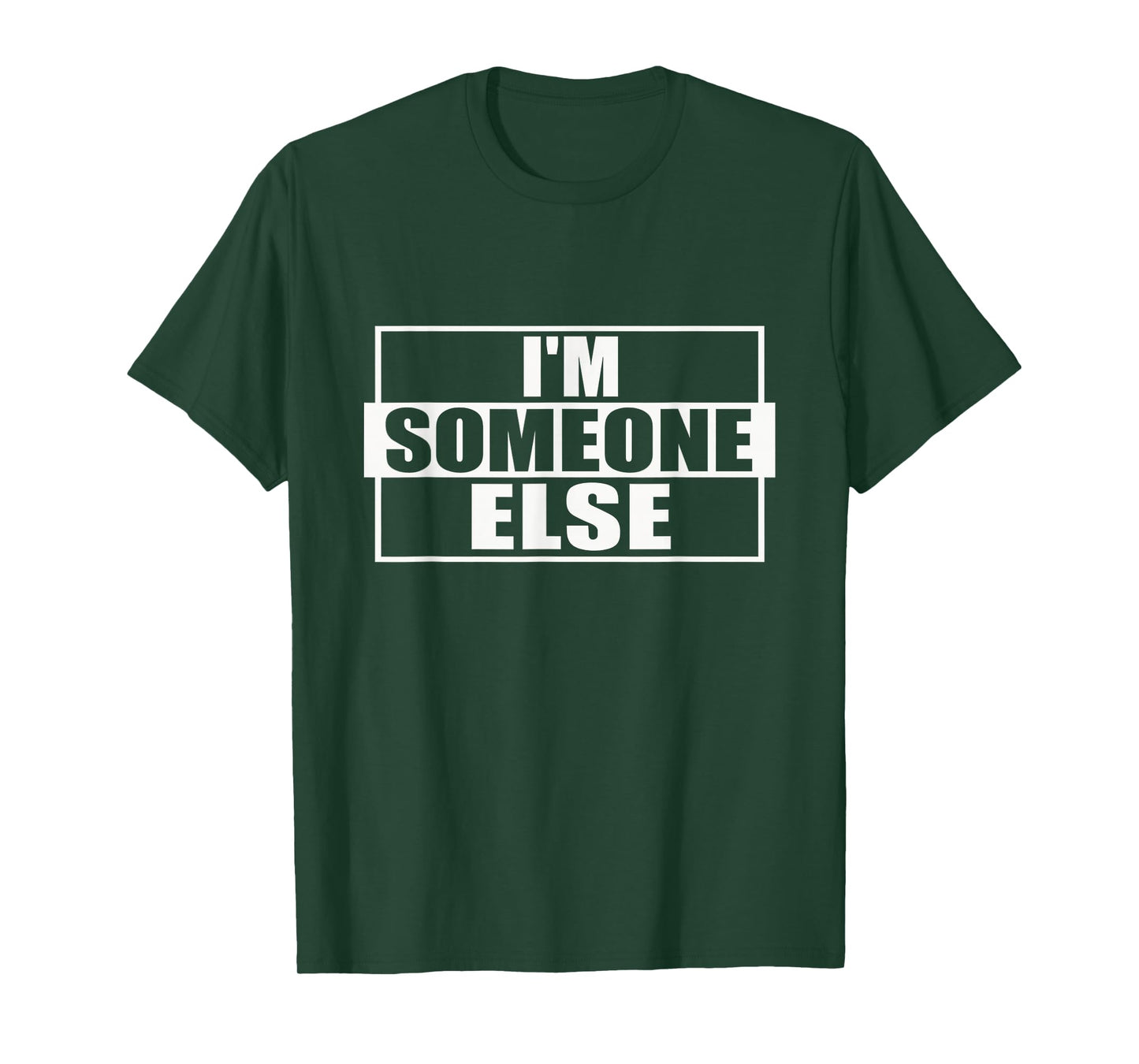 I'm Someone Else Disguise Graphic for Party & Drinking T-Shirt