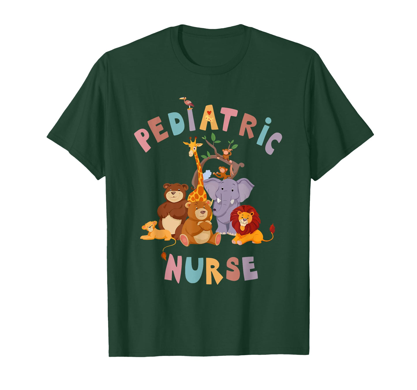 Pediatric Nurse PEDS Nursing Appreciation Pediatric Animal T-Shirt