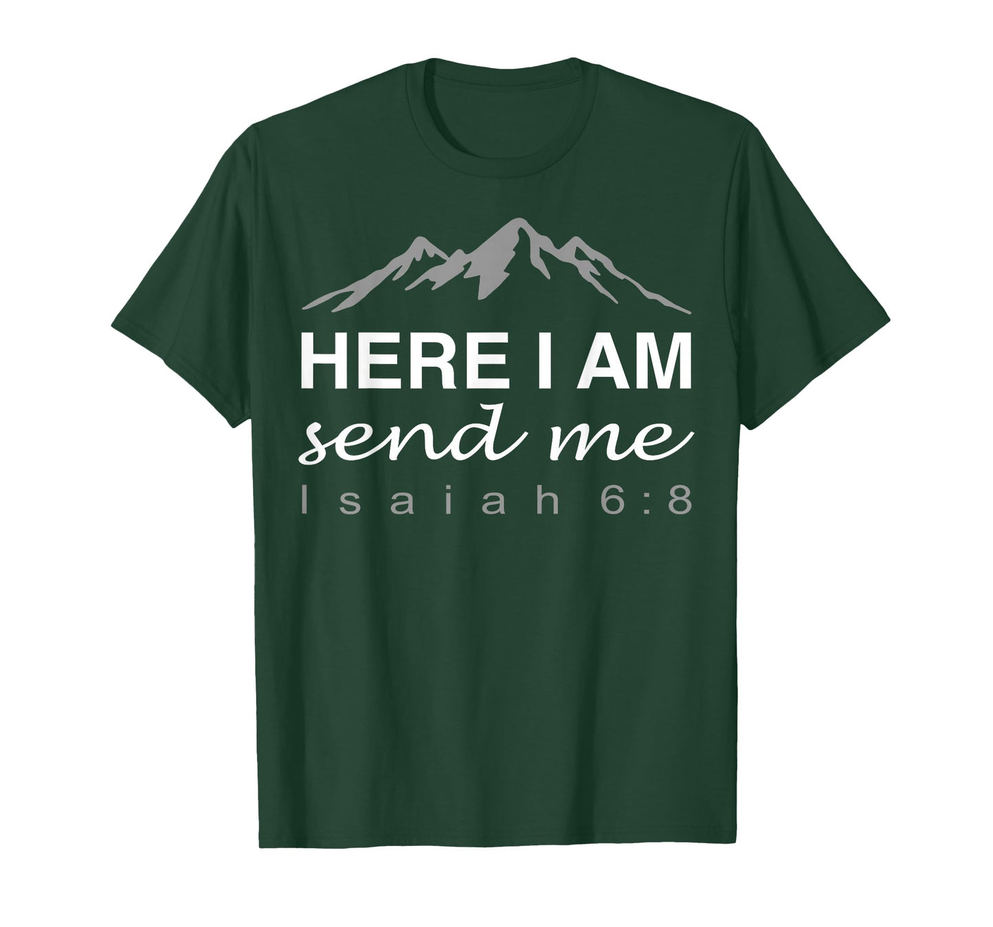 Hineni Here I Am Send Me Christians Hebrew Words T-Shirt