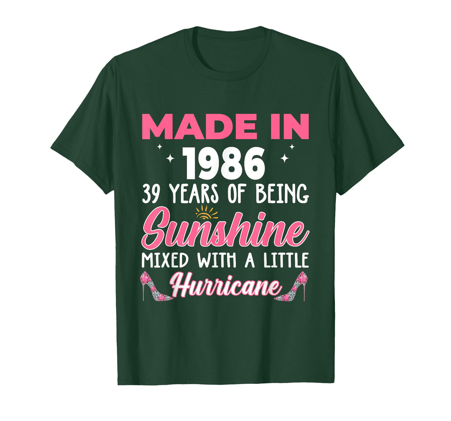Made In 1986 Women 39 Years of Being 39th Birthday T-Shirt