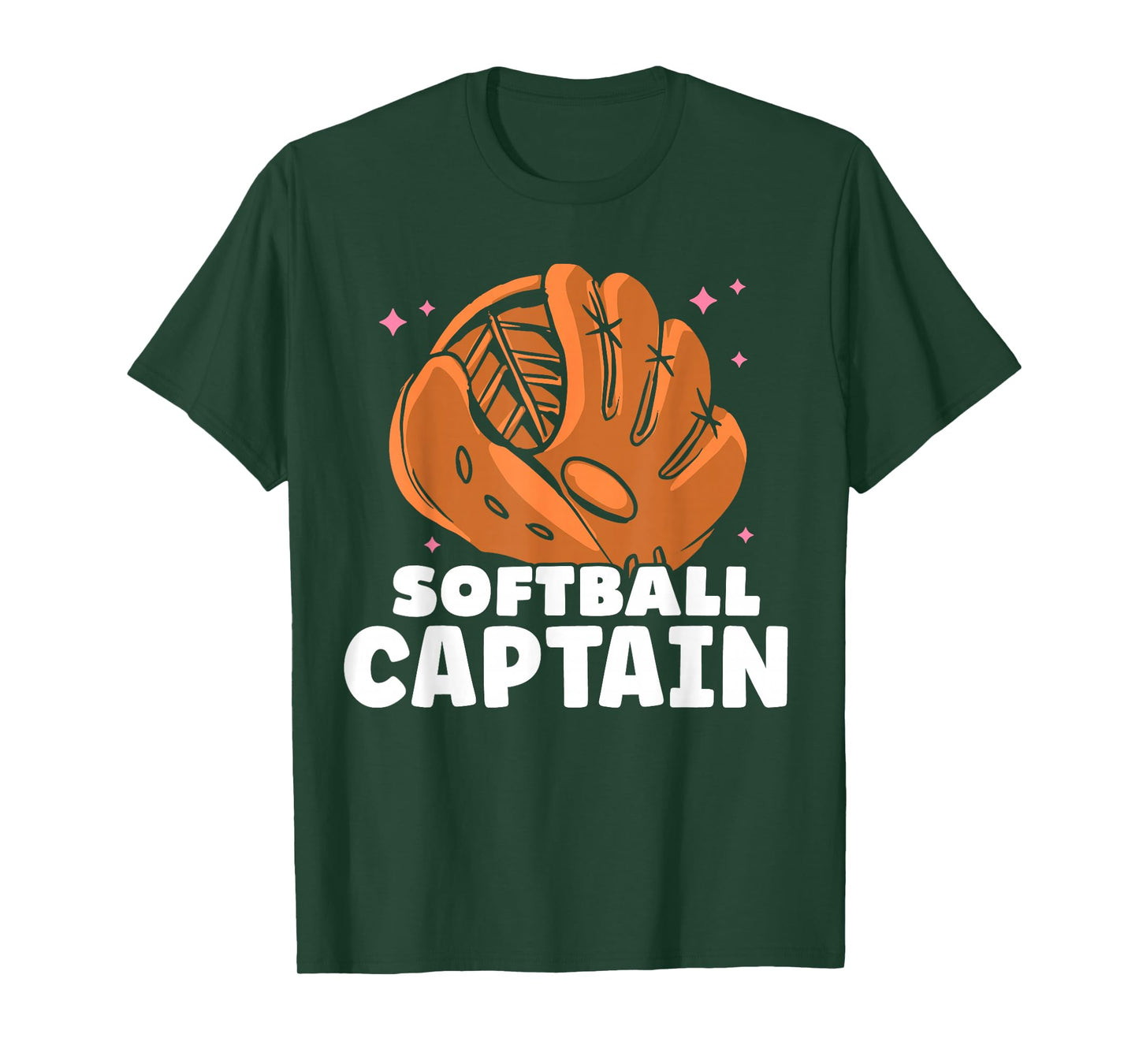 Softball Captain Cute Softballer Player Match Softball T-Shirt