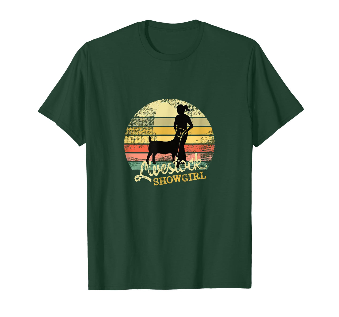 Livestock Showgirl - Fun Showing Goats At The Fair T-Shirt