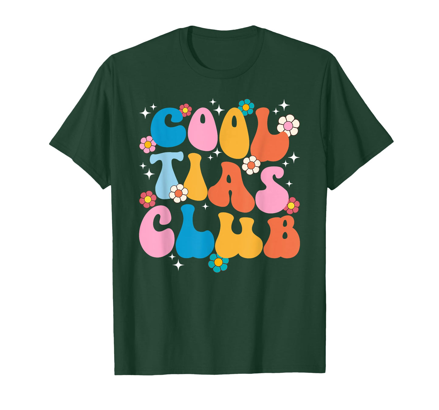 Cool Tias Club Tia Aunt Groovy Tia Auntie T-Shirt