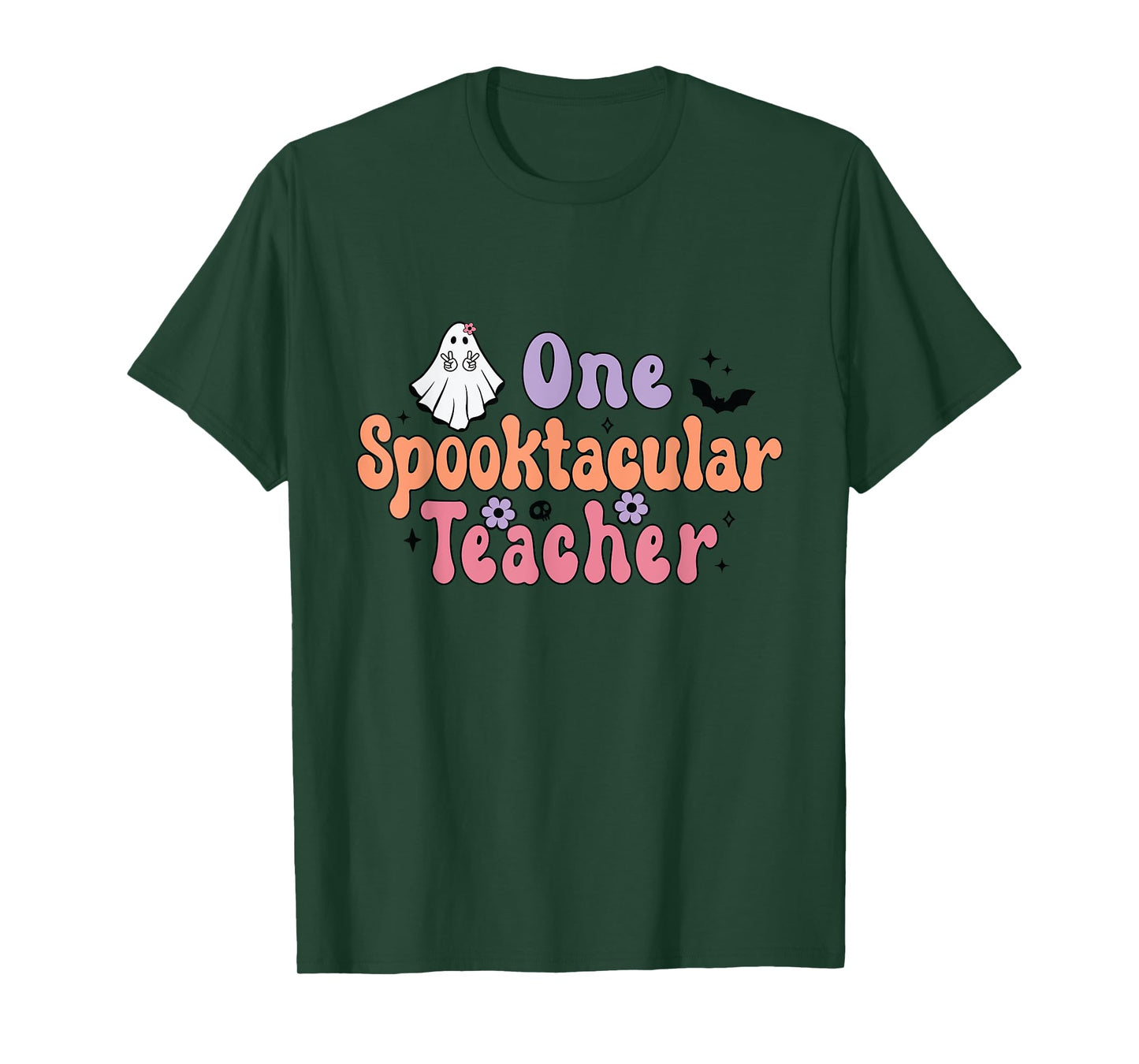 Halloween One Spooktacular Teacher Men Women T-Shirt