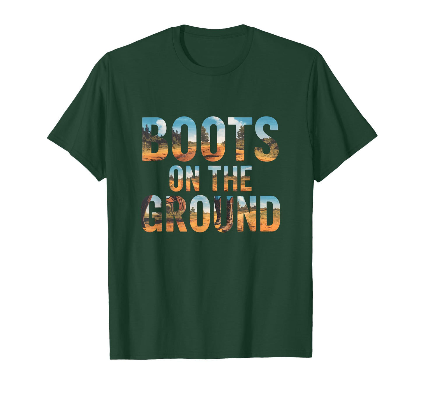 Boots On Da Ground Western Linedance T-Shirt