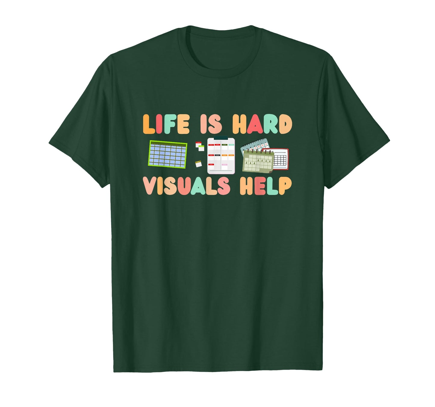 Life Is Hard Visuals Help T-Shirt