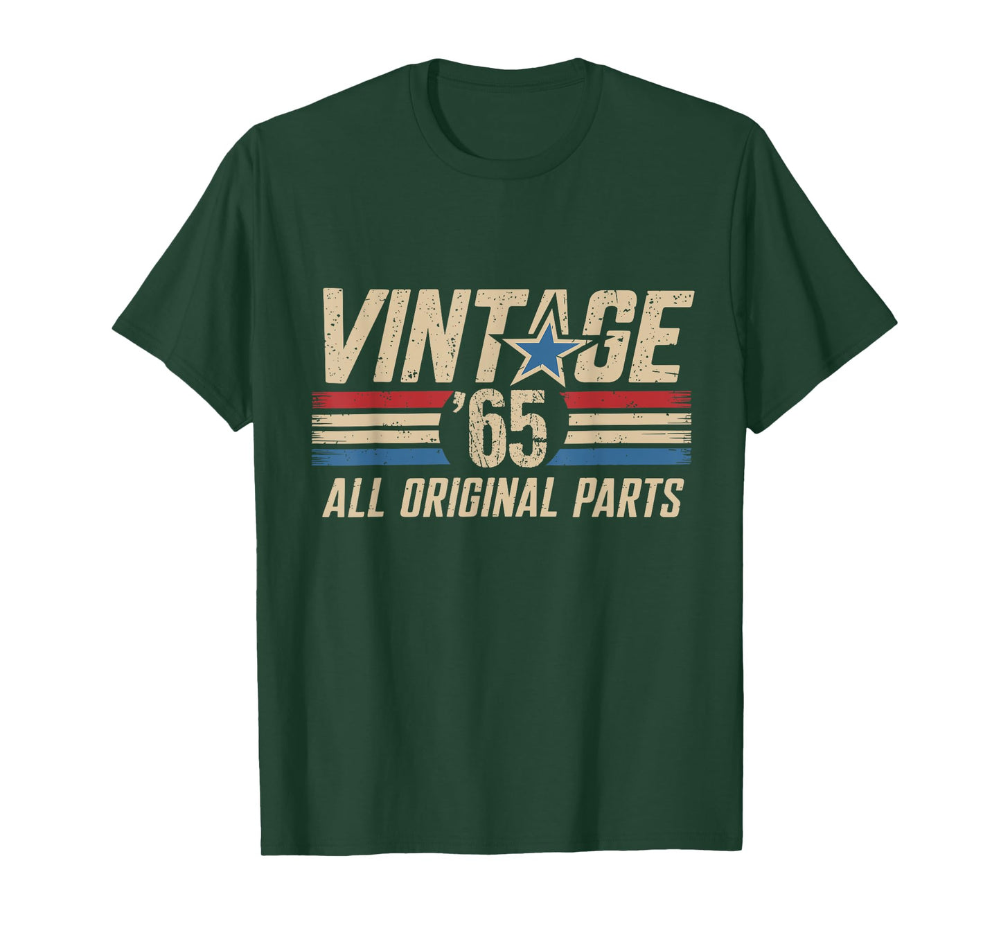 Retro Vintage 1965 All Original Parts 60th Birthday For Men T-Shirt