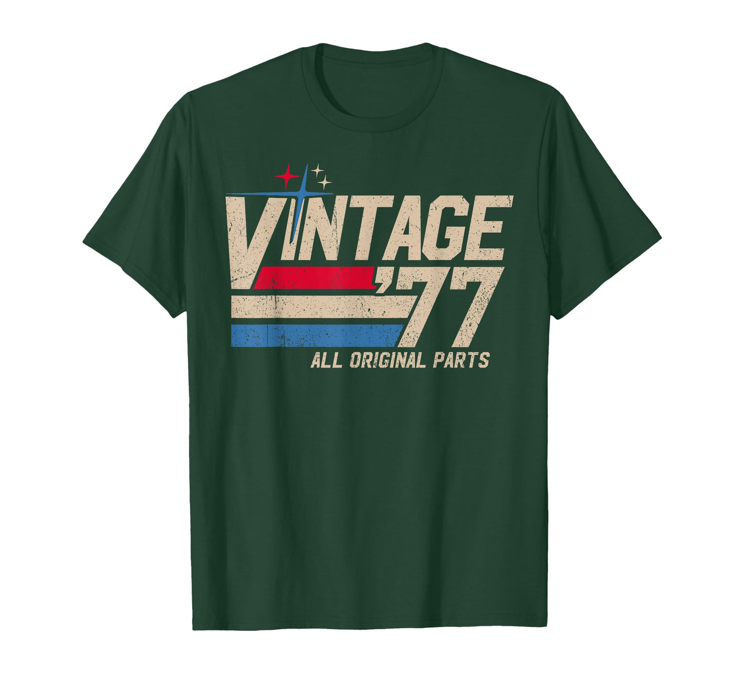Vintage '77 Retro 48th Birthday for Men Dad USA Since 1977 T-Shirt