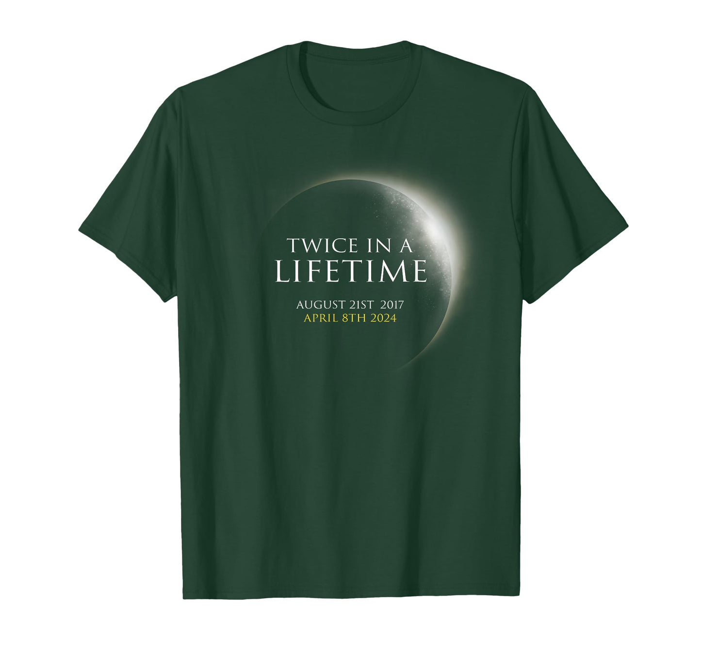 Funny Solar Eclipse Twice in Lifetime 2024 Solar Eclipse T-Shirt