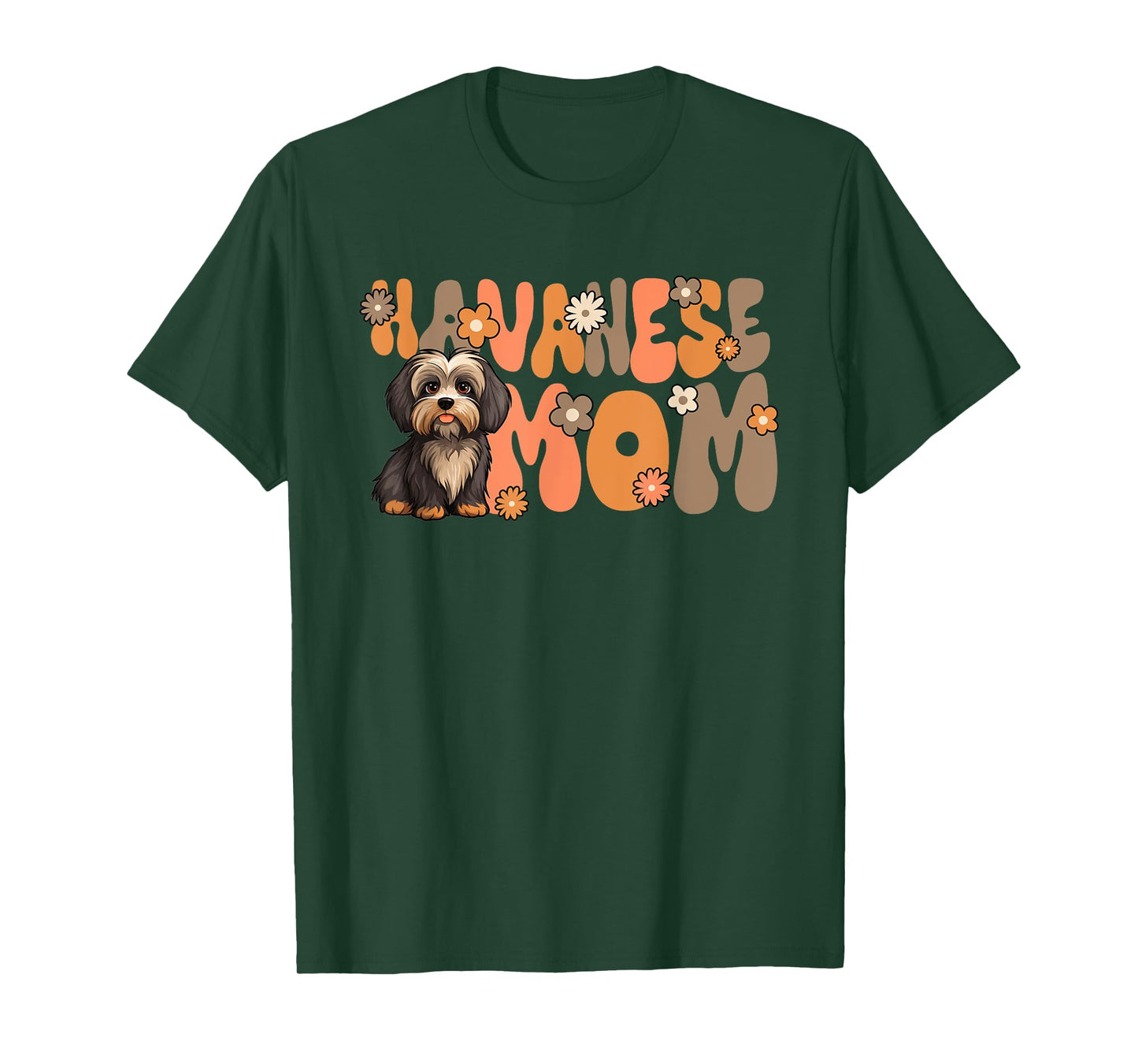 Havanese Groovy World's Best Havanese Mom T-Shirt