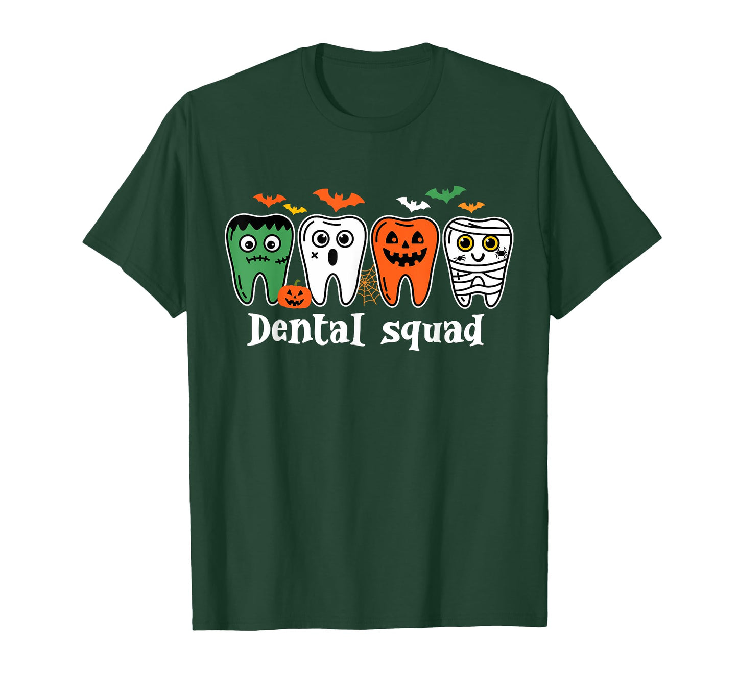 Funny Dental Spooky Squad Costume Denstist Halloween T-Shirt