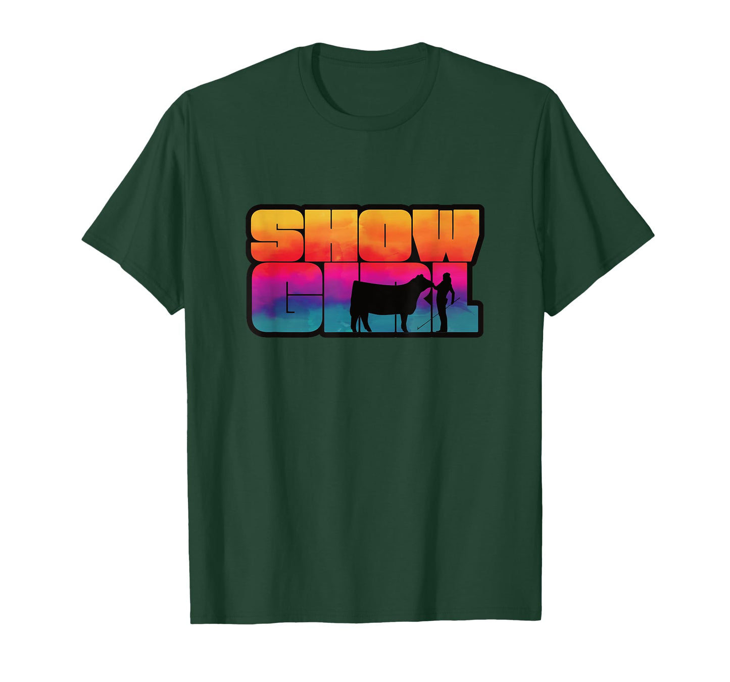 Show Girl - Fun Livestock Cattle Showing T-Shirt