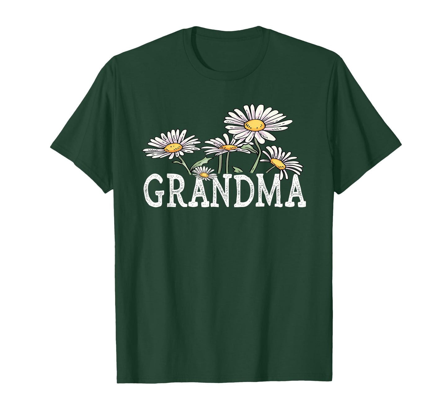 Grandma Floral Chamomile Design Mother's Day Gifts Grandma T-Shirt