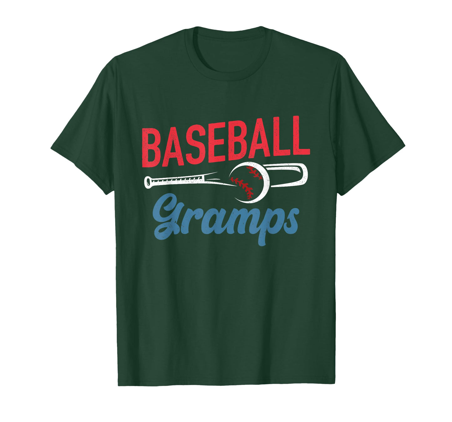 Baseball Gramps Life Happy Father's Day Dad Grandpa Men T-Shirt
