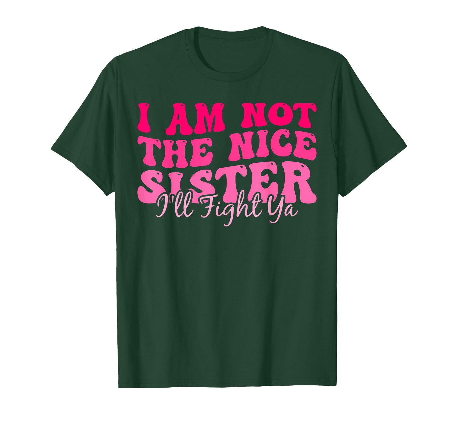 I Am Not The Nice Sister I'll Fight Ya T-Shirt