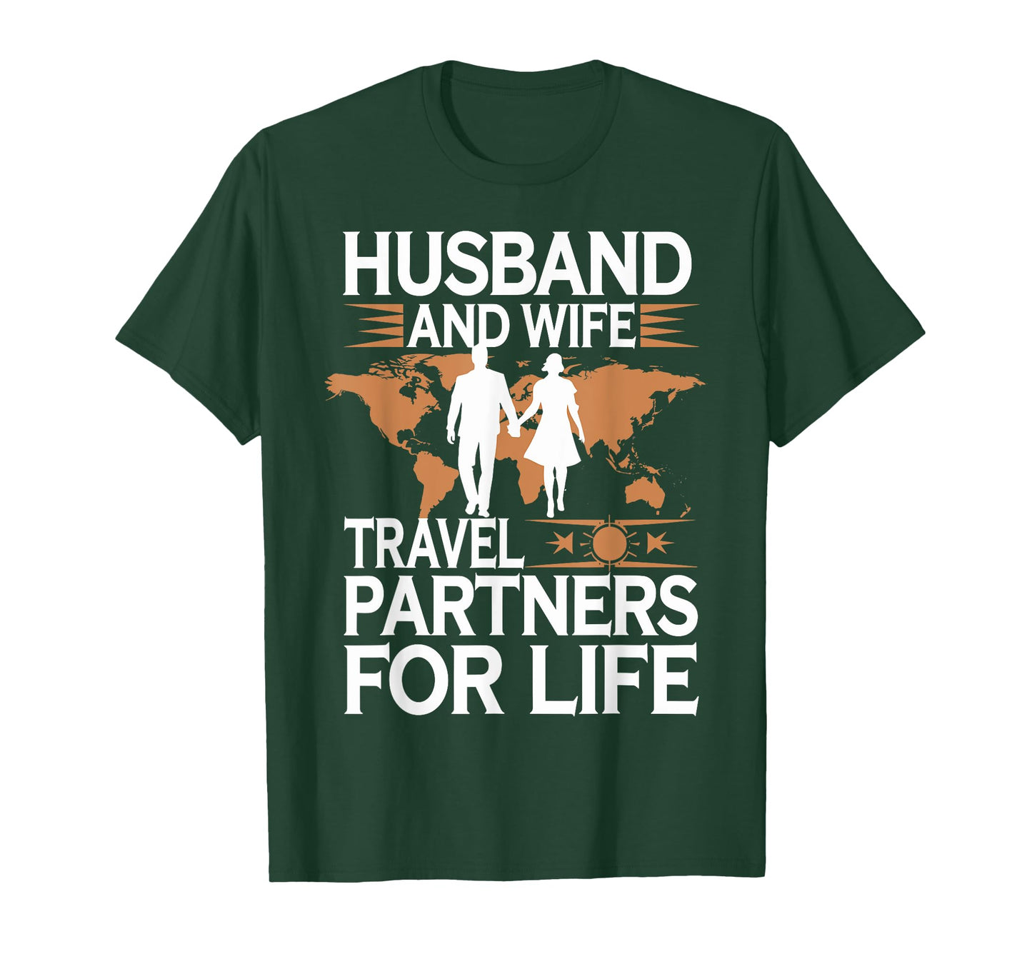 Husband And Wife Travel Partners For Life T-Shirt
