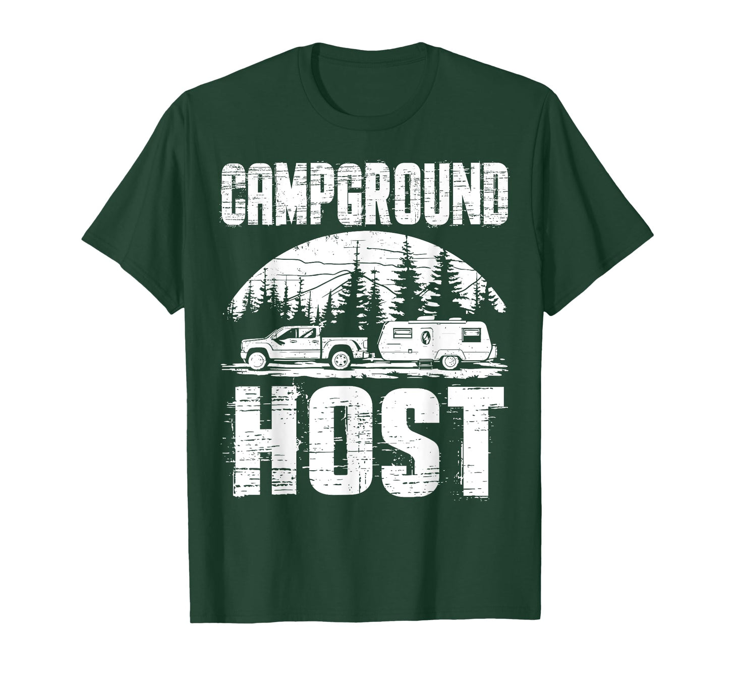 Campground Host Shirt Camp Host - Camping RV Vacation Gift T-Shirt