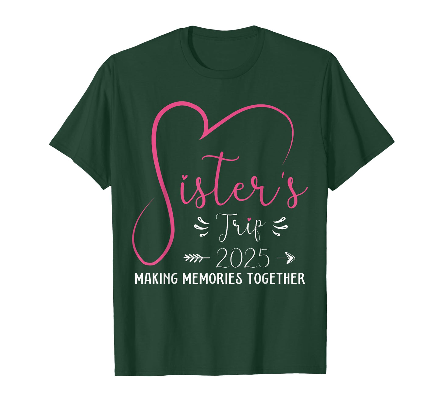 Sisters Trip 2025 Shirt Girls Road Trip 2025 Matching Family T-Shirt