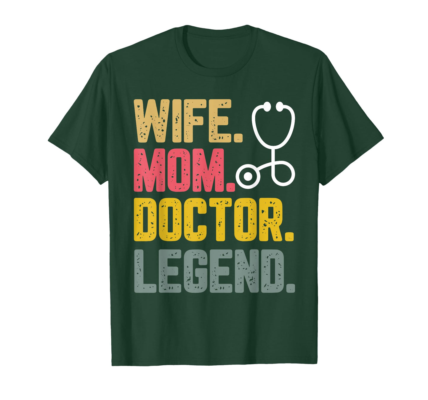 Vintage Wife Mom Doctor Legend Women mother's Day T-Shirt