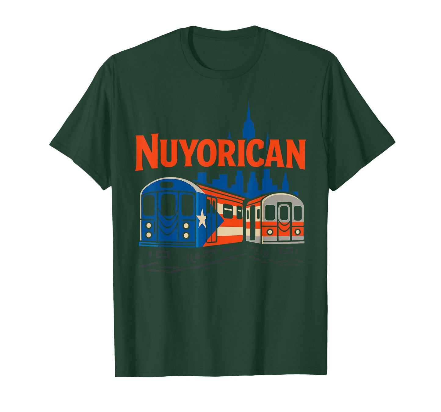 Nuyorican Puerto Rican NYC Pride Urban Latinx Subway Roots T-Shirt