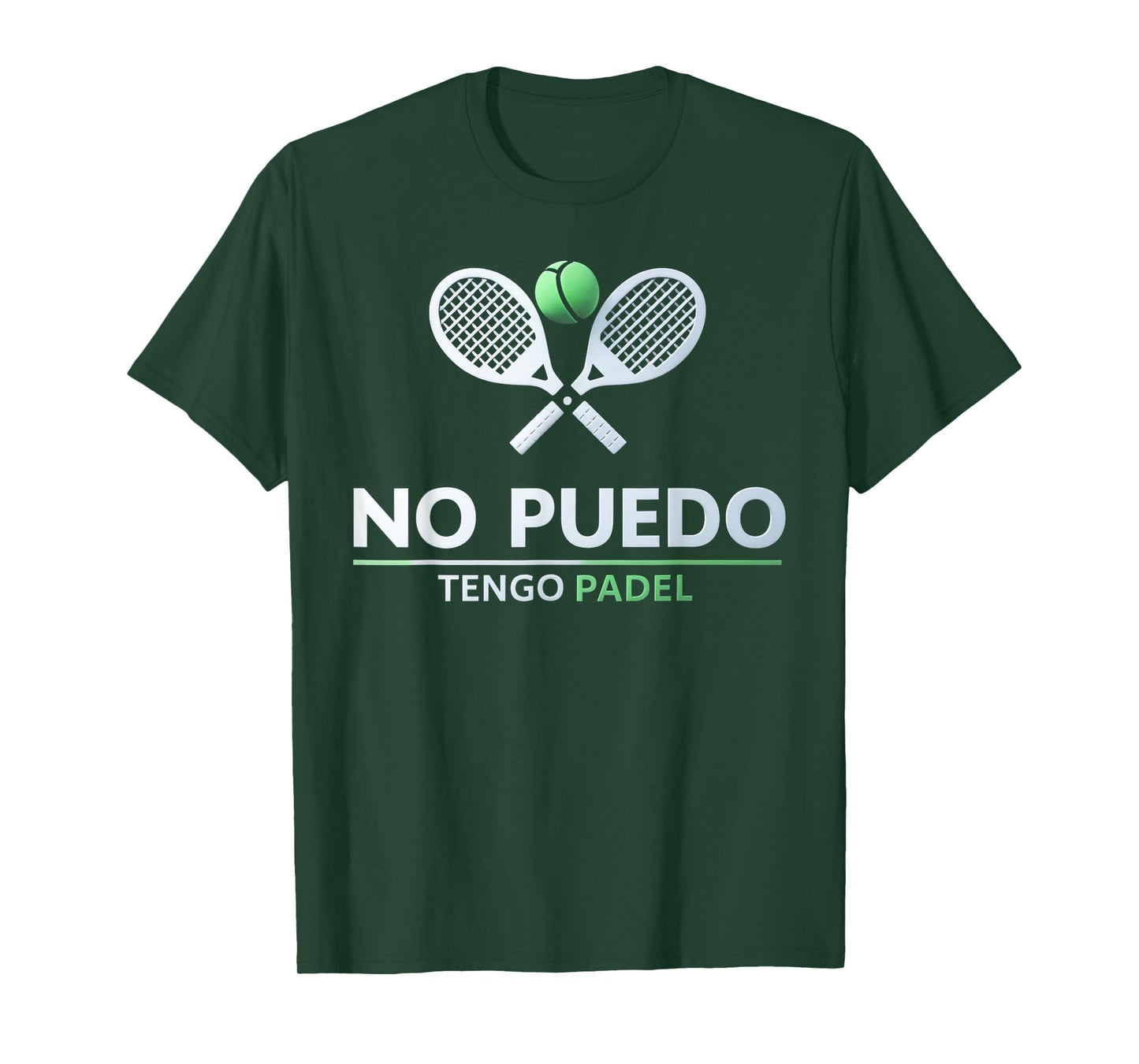 I can't have Padel No Puedo Tengo Padel Tennis Funny Quote T-Shirt