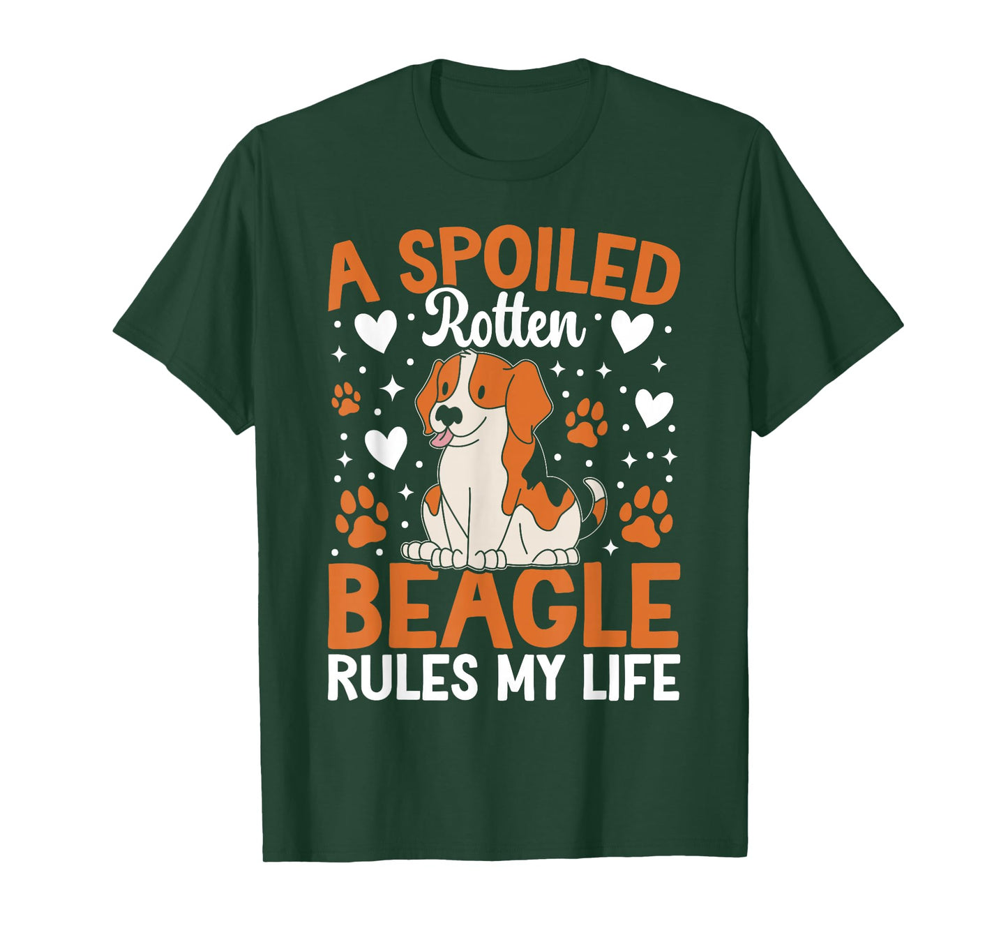 A Spoiled Rotten Beagle Rules My Life T-Shirt