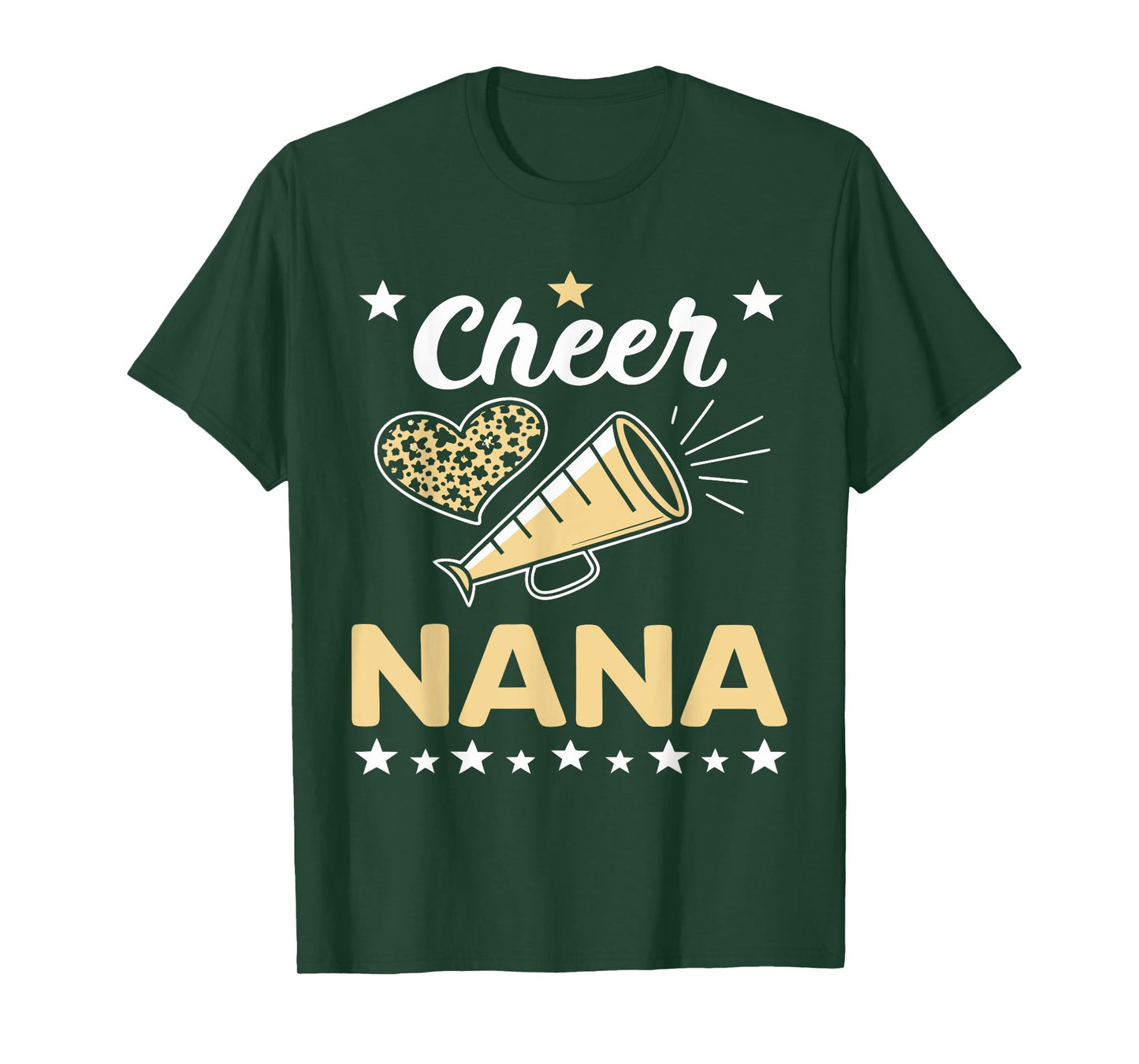 Cheer Nana Proud Cheerleader Grandma For Mother's Day Spirit T-Shirt