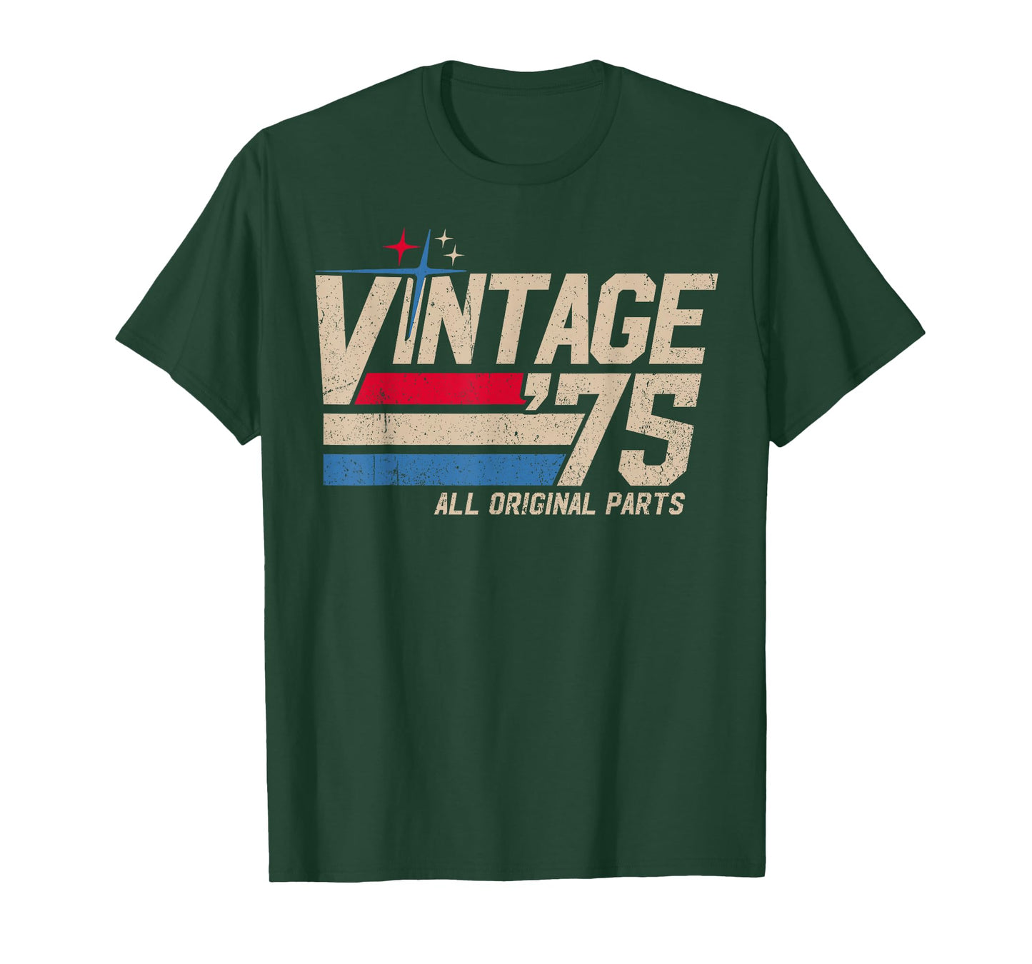 Vintage '75 Retro 50th Birthday for Men Dad USA Since 1975 T-Shirt