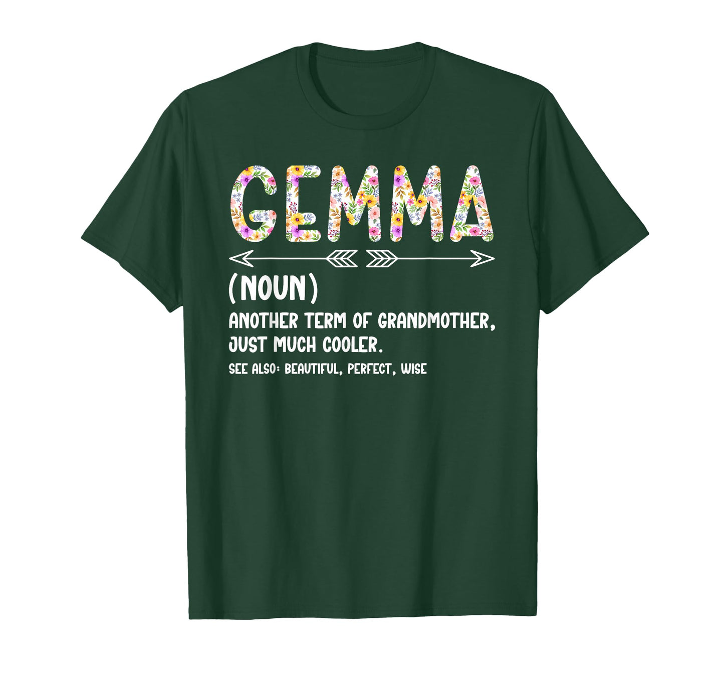 Gemma Definition Gemma Grandma Gemma Grandmother T-Shirt