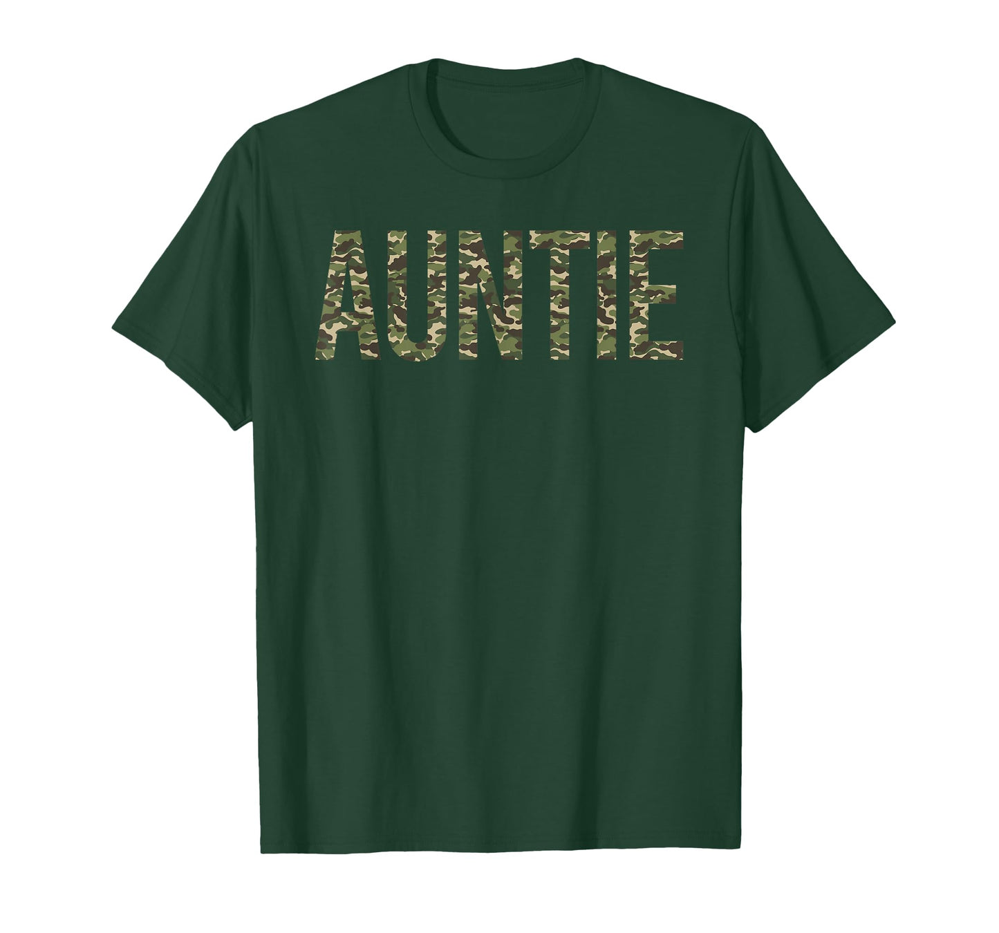 Camo Auntie Retro Camouflage Auntie Life Mother's Day T-Shirt