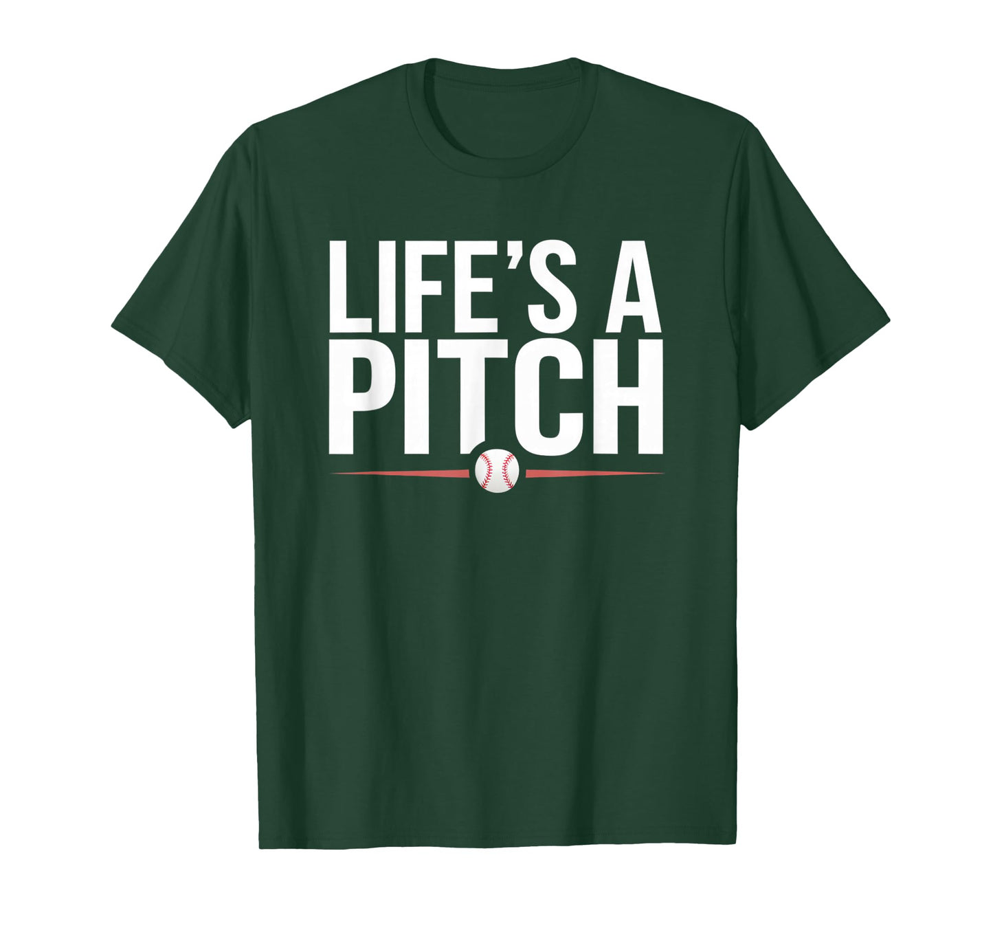 Baseball Life's A Pitch Family Matching T-Shirt