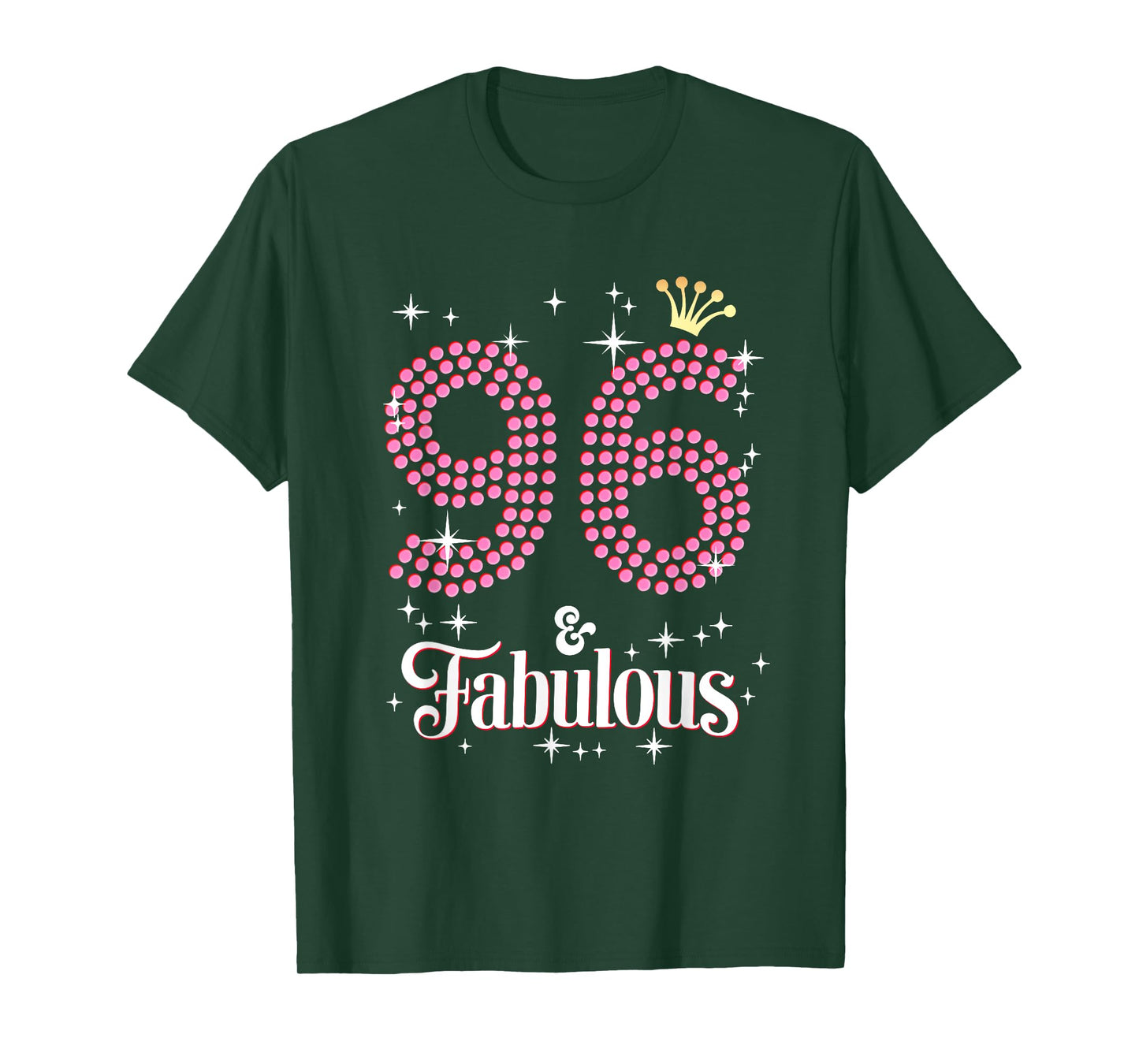 Womens 96 & Fabulous 96th Birthday Celebration For Ladies T-Shirt