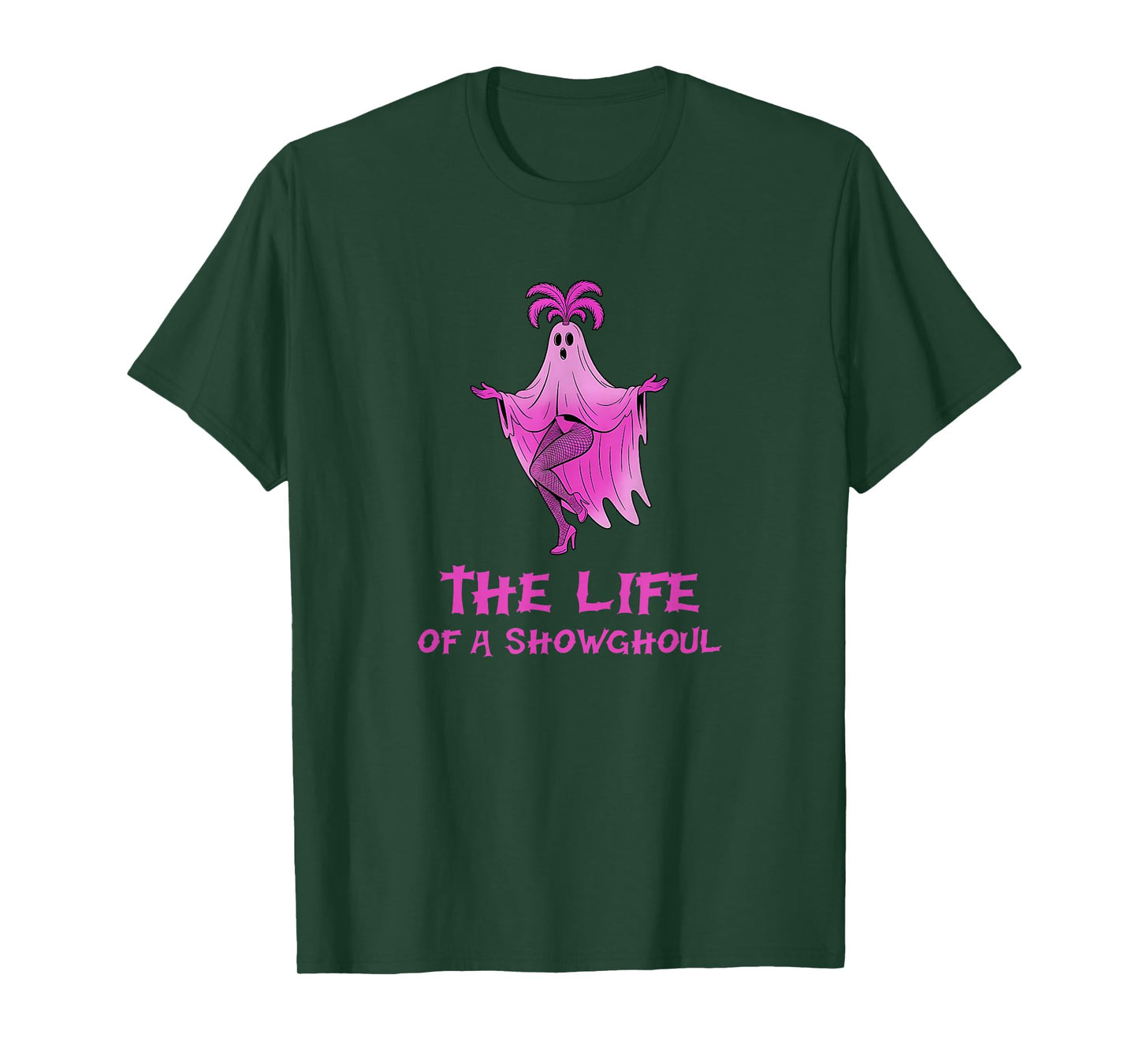 The Life of A Showghoul Retro Skeleton T-Shirt