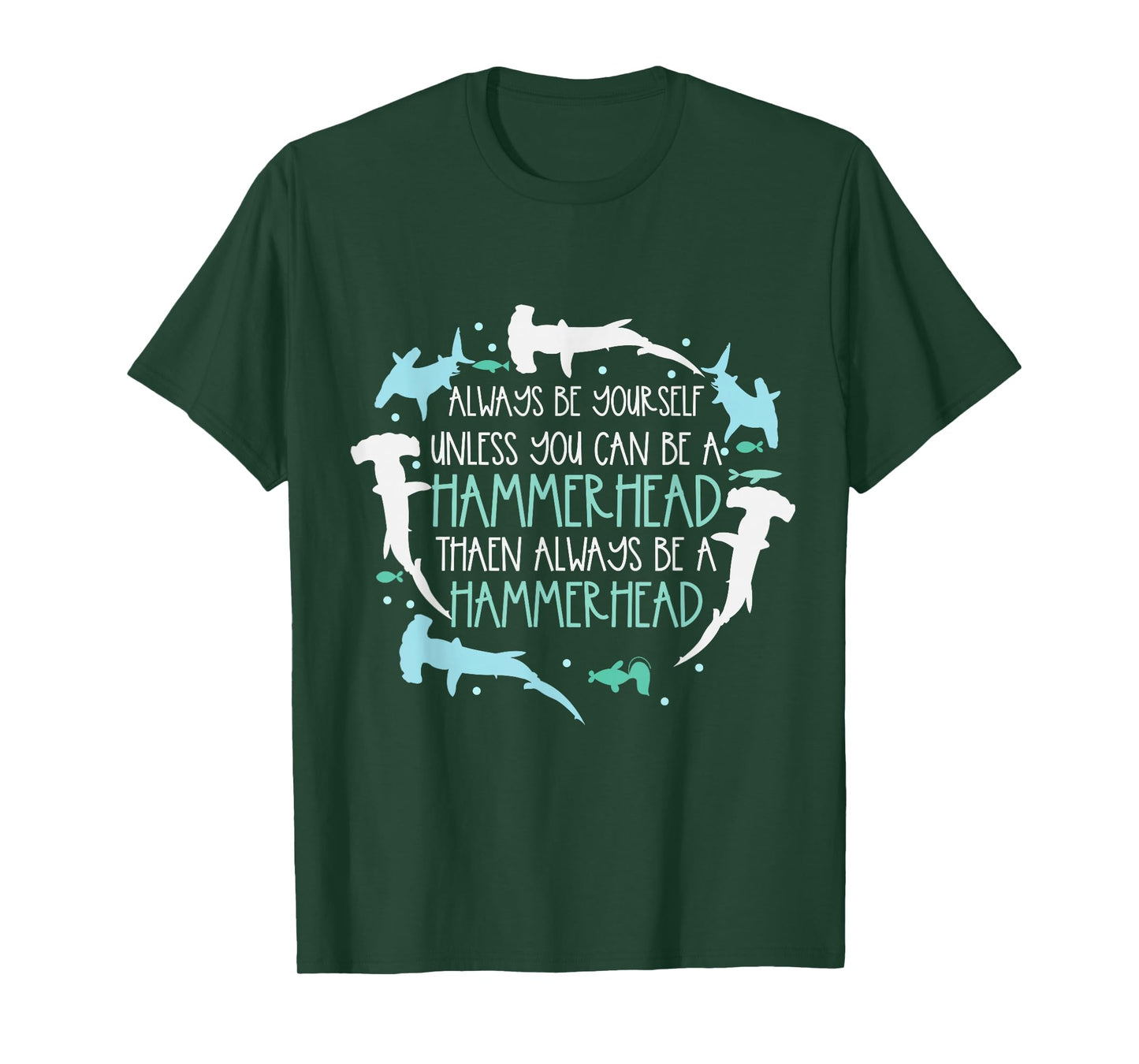 Hammerhead Shirt Underwater Ocean Hammerhead Shark Lover T-Shirt