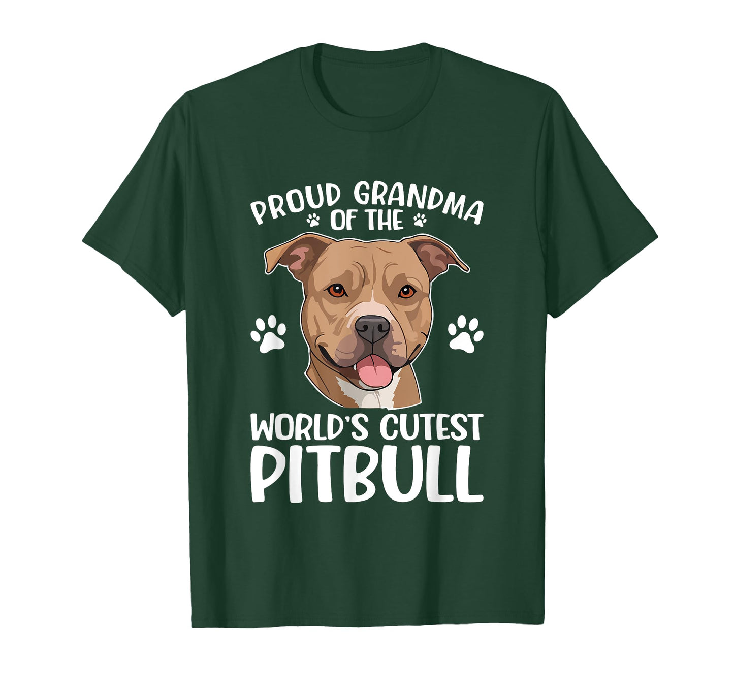 Proud Grandma World's Cutest Pitbull T-Shirt