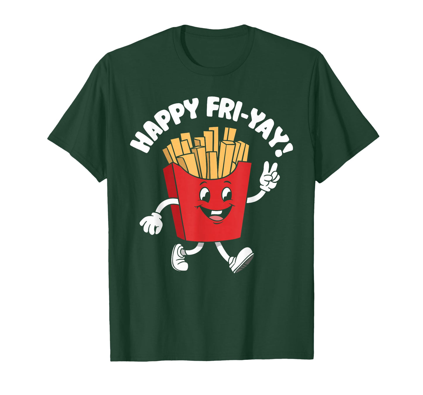 Happy Fri-Yay Funny Teachers Weekend Day of the Week Teacher T-Shirt