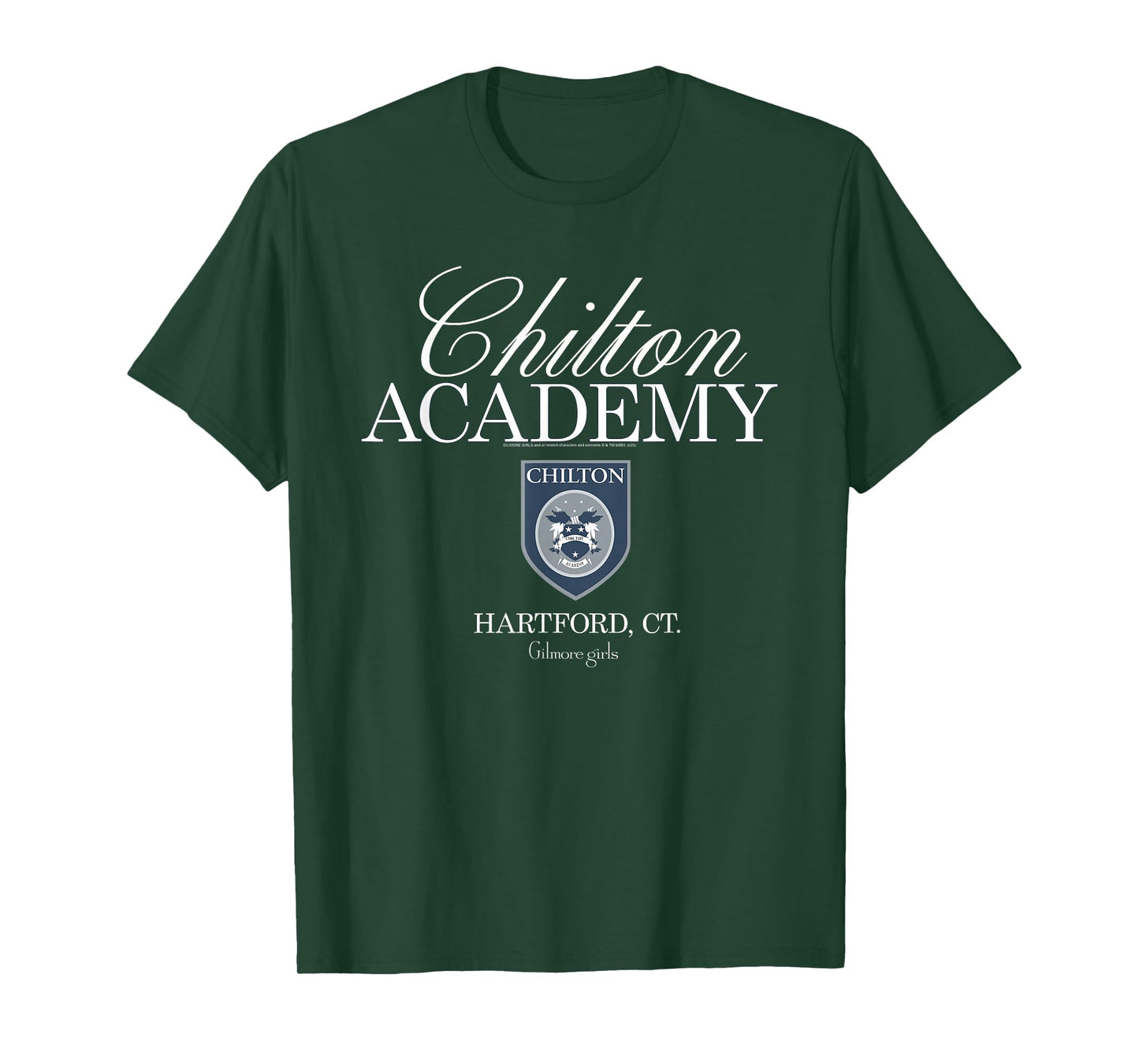 Gilmore Girls Chilton Academy Elevated Logo TV Show T-Shirt