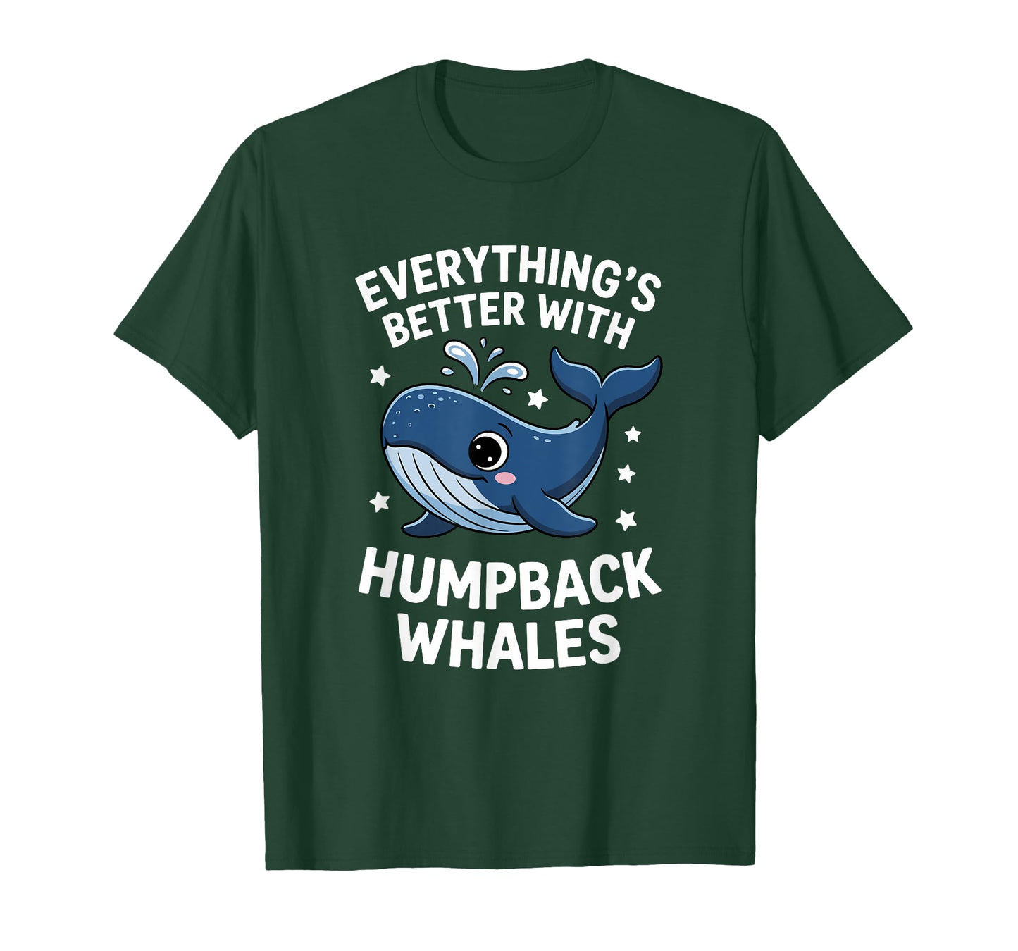 Cute Humpback Whale Lover Kids Boys Girls Humpback Whales T-Shirt