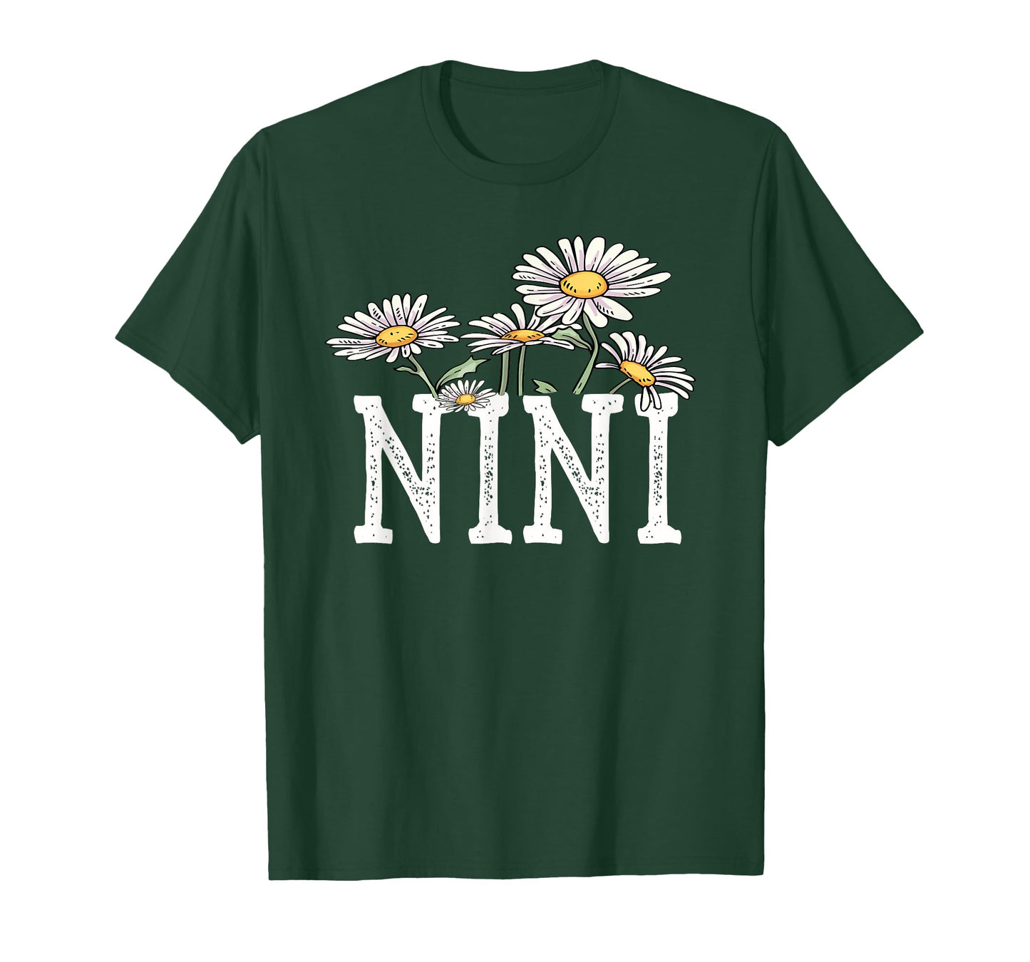 Nini Floral Chamomile Design Mother's Day Gifts Nini T-Shirt