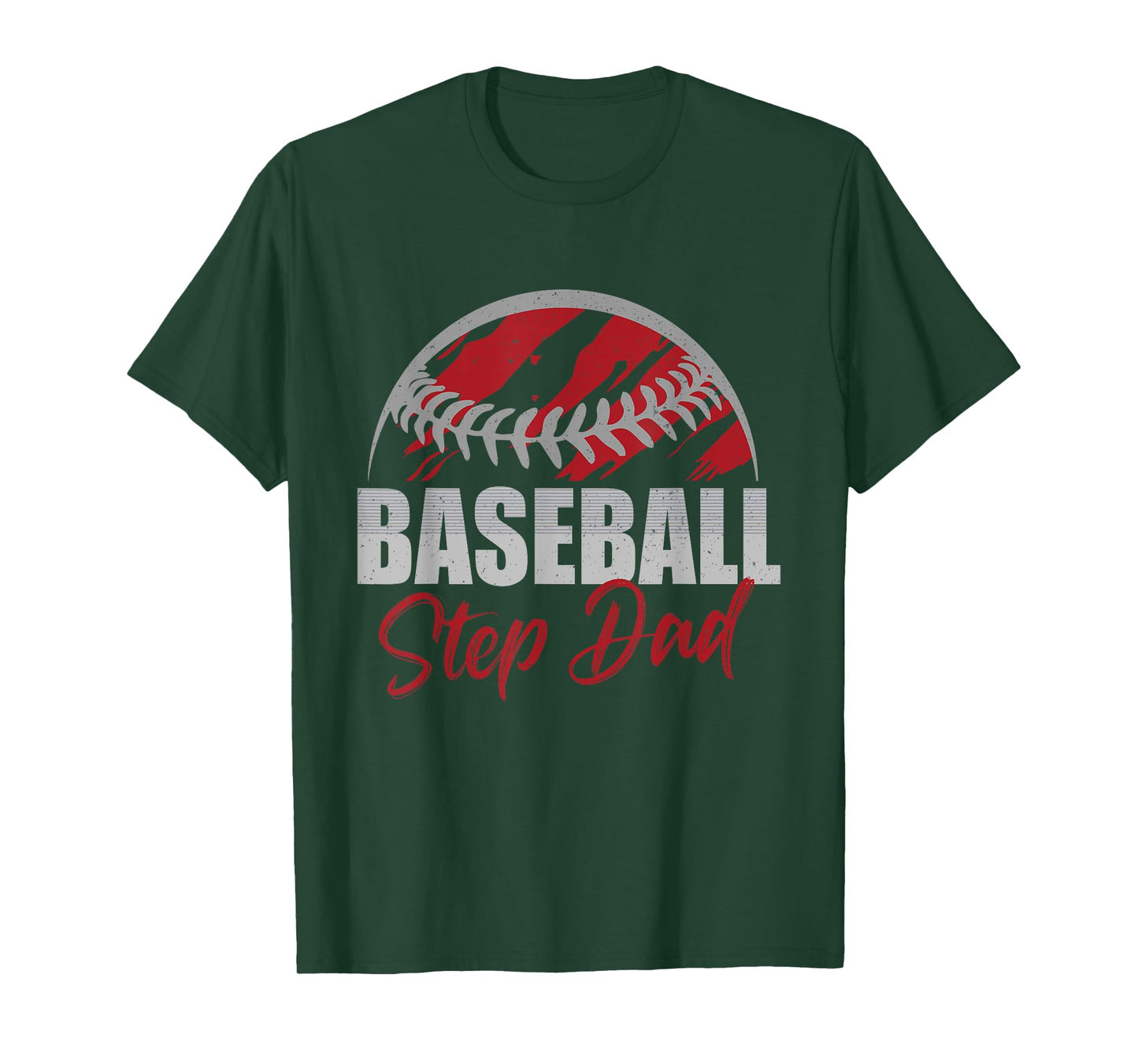Baseball Step Dad Life Gifts For Father's Day Dad Grandpa T-Shirt
