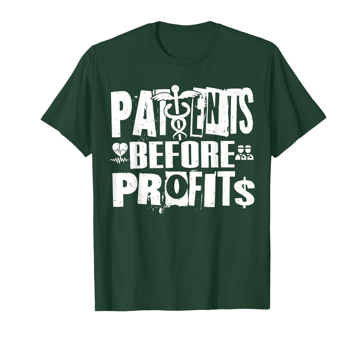 Patients Before Profits Nurses Strike Safe Staffing Support T-Shirt